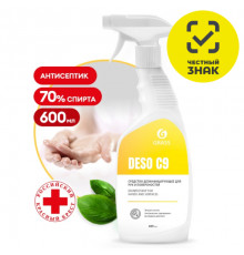 Grass DESO C9 готовое к применению дезинфицирующее средство на основе изопропилового спирта, 0,6л