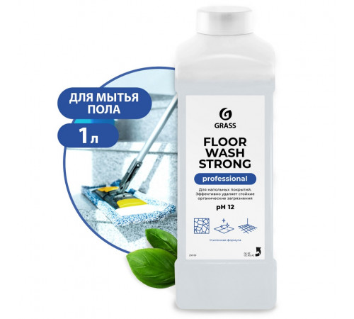 Средство для мытья полов Grass «Floor Wash Strong» Professional, 1 л Средство для мытья полов Grass «Floor Wash Strong» Professional, 1 л