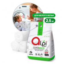 Стиральный порошок Grass «Alpi Expert» для белого белья, 2,5 кг