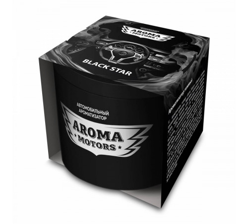 Ароматизатор гелевый «Aroma Motors» BLACK STAR 100 мл Ароматизатор гелевый «Aroma Motors» BLACK STAR 100 мл